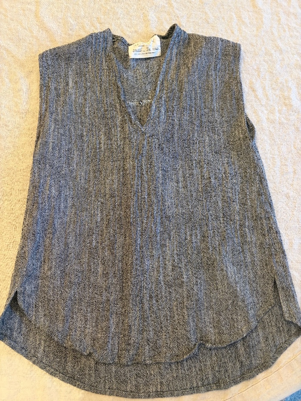 Hackwith Design House Sleeveless Linen Tank Size XS/S